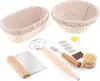 Bread Proofing Baskets Set of 2, 10 inch Oval & 8.5 inch Produktbild-Vorschau 1