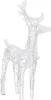 A white wireframe reindeer decoration. Náhled obrázku produktu