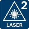 A blue square with a white triangle containing a laser symbol and the text 'A2 LASER'. Anteprima dell’immagine prodotto