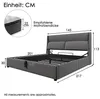 Flieks Polsterbett 140x200cm mit Lattenrost, Boxspringbett Produktbild-Vorschau 7