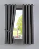 Rideaux opaques « New York » gris foncé HxL 160x140 cm Lot Voir les images du produit 1
