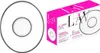 LAV Asena Untertassen-Set aus Glas für Teegläser, 6-teilig Produktbild-Vorschau 5