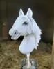Super Hobby Horse Pferd auf Stab A3 weiß handgenäht und Produktbild-Vorschau 9