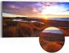DEQORI Hybrid Leinwand Bild 60x30 cm 'Küstenabschied' Produktbild-Vorschau 1