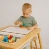 Montessori Holz-Spiel- und Lerntisch KRUZZEL mit Stuhl, 2 Produktbild-Vorschau 4