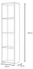 Scaffale LONI 160x40 cm – design minimalista in rovere Anteprima dell’immagine prodotto 6