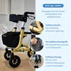 Safe Age® Rollator faltbar und leicht mit Sitz - Gehhilfe Produktbild-Vorschau 2