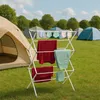 Relaxdays Wäscheständer klappbar, 11 Stangen auf 6 Ebenen, Produktbild-Vorschau 3