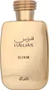 A gold perfume bottle with Arabic and English text. Produktbild-Vorschau