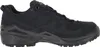 A side view of a black and brown LOWA hiking shoe against a white background. Anteprima dell’immagine prodotto