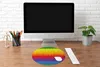 MuchoWow® Mauspad Mousepad Muster - Regenbogen - Abstrakt Produktbild-Vorschau 4