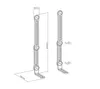my wall Universal Soundbar-Halterung HZ32-1L – Soundbar TV Produktbild-Vorschau 7