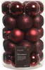 Weihnachtskugeln Kunststoff 8cm 34er Set - Ochsenblut Produktbild-Vorschau 2