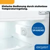 Exquisit Kühl-Gefrier-Kombination, Kühlschrank mit Produktbild-Vorschau 6