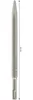 Bosch 2 608 690 132, Sekací nástavec, Bosch, 250 mm, 10 Náhled obrázku produktu 3