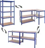 Skladovací regál modrý 200 cm Náhled obrázku produktu 15