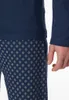 langer Schiesser Pyjama Admiralblau Produktbild-Vorschau 8
