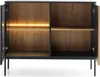 An open cabinet with internal lighting. Produktbild-Vorschau