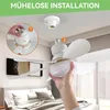 Deckenventilator mit Beleuchtung und Fernbedienung - 40W Produktbild-Vorschau 3
