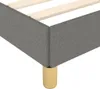 vidaXL Rám postele bez matrace tmavě šedý 100x200 cm látka Náhled obrázku produktu 6