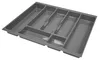 Besteckeinsatz Besteckkasten 60 cm Schubkasten grau Produktbild-Vorschau 1