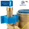 JS Plombierschelle 3/4 Zoll, blau, unbeschriftet, 2-teilig Produktbild-Vorschau 3
