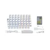 A set of LED strip lights with a remote control and power supply on a white background. Produktbild-Vorschau