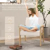HOMCOM Eetkamerstoel, gestoffeerde fauteuil, massief houten Productafbeelding-voorbeeld 5
