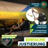 tillvex Klemmmarkise 300 cm Taupe mit Solar LED mit Produktbild-Vorschau 5