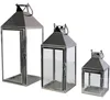 3er Set XXL Laternen Set Edelstahl 24/40/53cm Produktbild-Vorschau 1