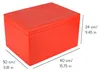 Creative Deco XXL Rode Houten Doos met Deksel Opbergdoos, Productafbeelding-voorbeeld 3