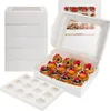 Famanu Taartdoos 10 Stück - Cupcake Boxen mit Einsätzen und Produktbild-Vorschau 1