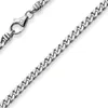 4mm Panzerkette Kette Collier aus 585 Gold Weißgold Produktbild-Vorschau 1