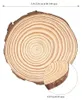 Set mit 30 natürlichen Holzscheiben für kreative Produktbild-Vorschau 2