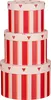 Mica Decorations Boîte de rangement - Lot de 3 - H14 x Ø21 Voir les images du produit 1