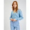 Orsay Hellblaue gemusterte Damen-Strickjacke DP-3554362__L Produktbild-Vorschau 1