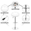 lot de 2 tabourets de bar Chaise de bar réglable en hauteur Voir les images du produit 6