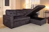riess-ambiente Ecksofa APARTMENT 205cm grau Samt 3-Sitzer Produktbild-Vorschau 4