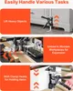 Collage of three images showing a lifting tool in different applications. Produktbild-Vorschau