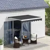 Outsunny Gelenkarmmarkise 2,5 x 2 m Elektrische Markise mit Produktbild-Vorschau 2