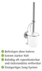 WENKO WC sada WC kartáče Držák na WC Kartáč koupelna Náhled obrázku produktu 8
