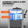 A cutaway view of a commercial soft-serve ice cream machine, highlighting its internal components and capacity information. Anteprima dell’immagine prodotto