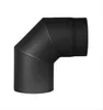 Ofenrohr / Rauchrohr Bogenknie 90° Ø150mm Senotherm schwarz Produktbild-Vorschau 2
