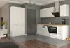 Küche Eko White 240 + 100cm weiß Küchenzeile Küchenblock Produktbild-Vorschau 1