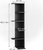 Rohová police Vicco Tera Antracit 37 x 140.1 cm, Model Náhled obrázku produktu 3
