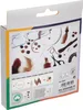 The image shows the packaging of a craft kit for making a dreamcatcher. Voir les images du produit