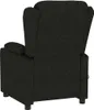 masážne kreslo vidaXL Black Fabric Náhľad obrázku produktu 5