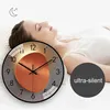 Stille wandklok – 30 cm – Vintage wandklok – Moderne klok – Productafbeelding-voorbeeld 3