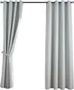 2er Set Verdunkelungsvorhänge Ösen Raffhalter HxB 225x145 Produktbild-Vorschau 2