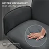 ML-Design Esszimmerstühle drehbar 6er Set Anthrazit Produktbild-Vorschau 4